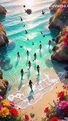 🌊Dancing_Mermaids_in_the_Rainbow_Sea_(360p)