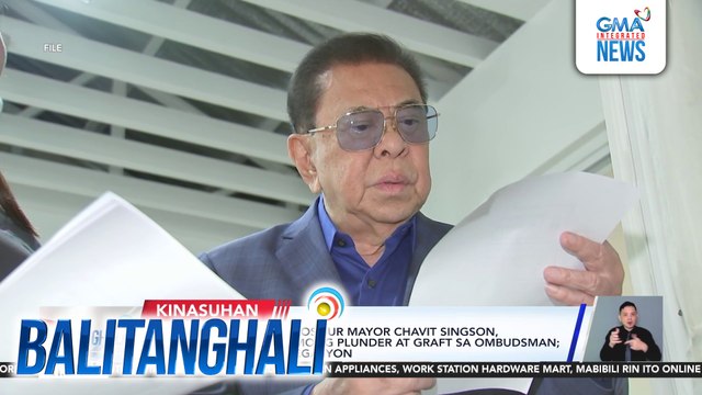 Dating Narvacan, Ilocos Sur Mayor Chavit Singson, sinampahan ng reklamong plunder at graft sa Ombudsman; itinanggi ang mga alegasyon | Balitanghali