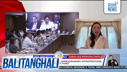 Panayam kay Rep. Mikaela Suansing, Chairman, House Appropriations Committee (October 21, 2025) | Balitanghali