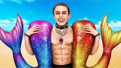 De SIRÈNE à VAMPIRE sexy !🧜‍♀️➡️🧛‍♀️✨ Bienvenue dans le monde des vampires 😈💋