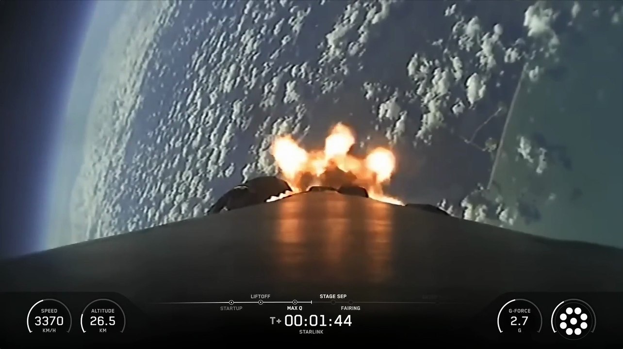 Blastoff! SpaceX launches 28 Starlink satellite on record-breaking booster, nails landing