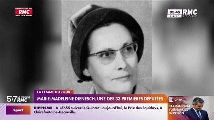 Le Portrait de Virginie Phulpin : Marie-Madeleine Dienesch, une des 33 premières députées - 21/10