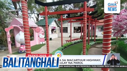 Mga puno ng acacia sa MacArthur Highway, sinabitan ng makukulay na parol | Balitanghali