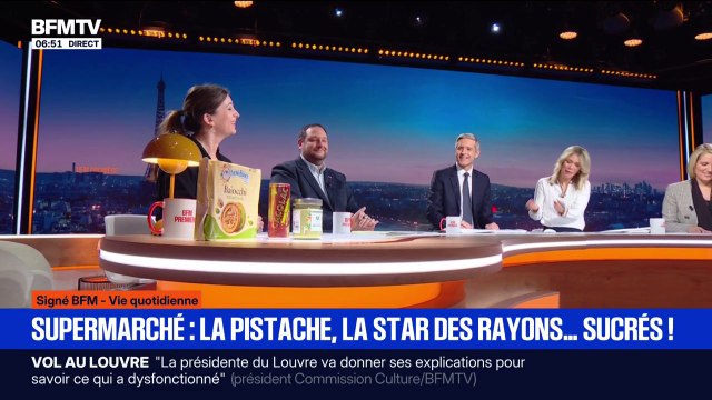SIGNÉ BFM - Pâte à tartiner, boisson, biscuits...la pistache, star des rayons en supermarché