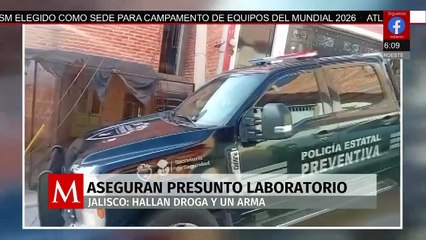 Aseguran inmueble presuntamente ocupado como laboratorio clandestino en Jalisco