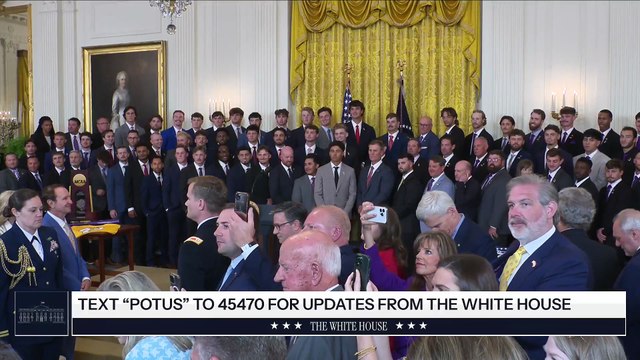 USA - President Trump Participates in a Visit with the LSU and LSU Shreveport Baseball Champions (20.10.25)