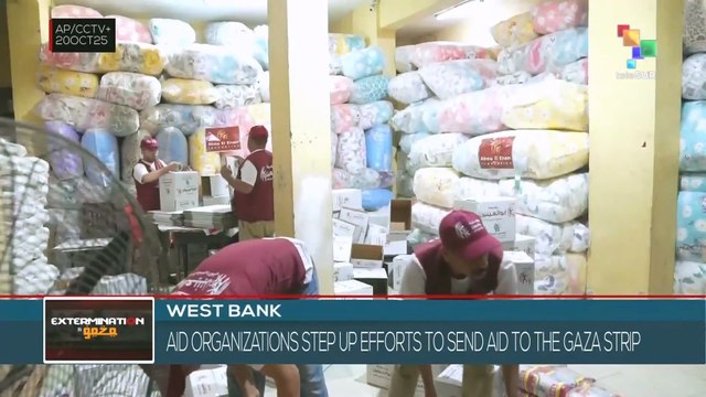 EGYPT l Aid organizations step up efforts to send aid to the Gaza strip