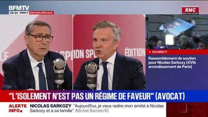 "L'isolement n'est pas un traitement privilégiée, souligne Christophe Ingrain, avocat de Nicolas Sarkozy