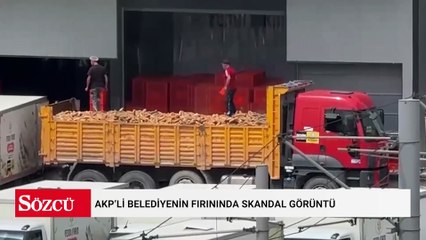 AKP’li belediyenin fırınında skandal görüntü
