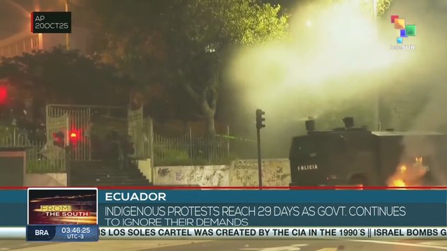 ECUADOR l Indigenous protests reach 29 days, while the govt. ignores their demands
