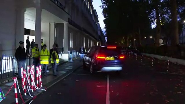 Boris Johnson arrives at Covid Inquiry