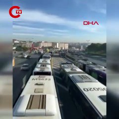 Sefaköy'de metrobüs kazası