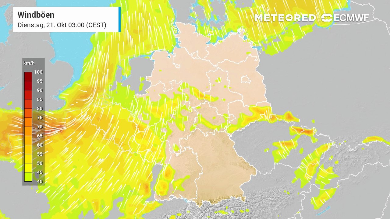 Sturmwarnung für Europa und Deutschland: Besonders heftig wird der Donnerstag!
