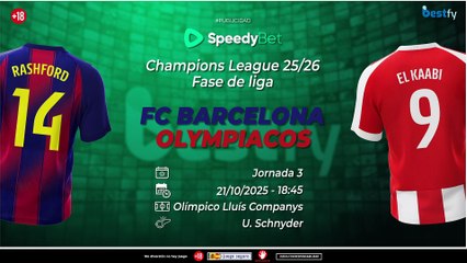 El Barça recibe a Olympiakos antes del Clasico