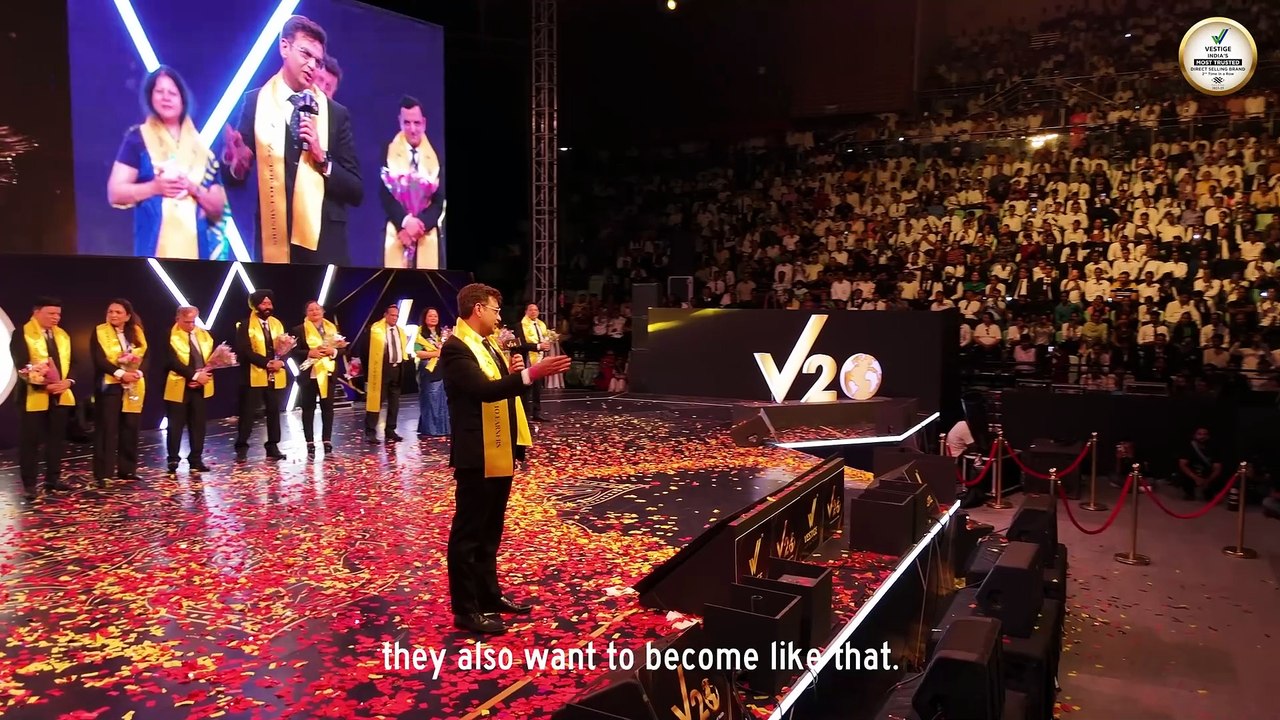 Discover The Lifestyle of Sonu Sharma Vestige Leader Spotlight 20 Glorious Years of Vestige (1080 X 1920)