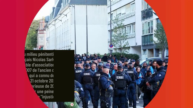 Les visages marqués, Nicolas Sarkozy et Carla Bruni quittent leur domicile parisien, un jour à jamais à part pour l'ancien président