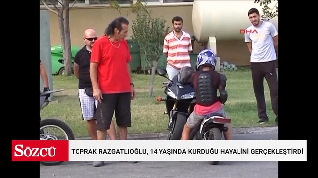 Toprak Razgatlıoğlu, 14 yaşında kurduğu hayalini gerçekleştirdi