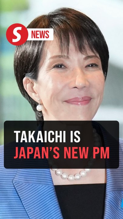 Takaichi wins vote to be Japan's first female prime minister
