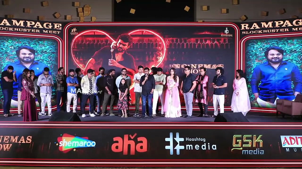 Director Srinu Vaitla Superb Words About Kiran Abbavaram @ KRamp Rampage Blockbuster Meet