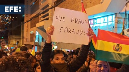 Elecciones Bolivia: jóvenes protestan en La Paz y exigen auditoría