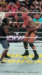 Randy Orton Lands RKO on R-Truth - WWE Backlash