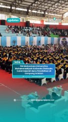194 Mahasiswa Universitas Muhammadiyah Kalianda Diwisuda, Catat Sejarah Baru Pendidikan di Lampung Selatan