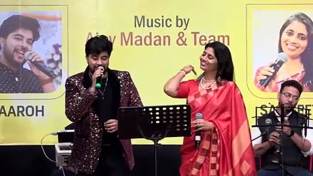 Teri Bindiya Re |  Aaroh Sharma & sangeeta live