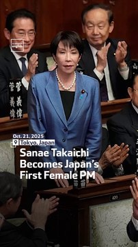 Sanae Takaichi Becomes Japan’s First Female PM