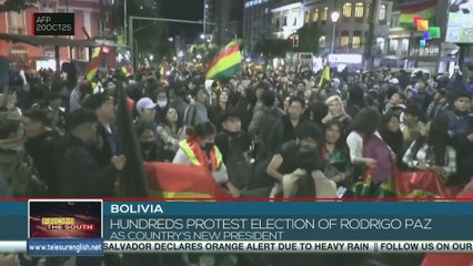 BOLIVIA l Massive protest for the election of Rodrigo Paz as new president