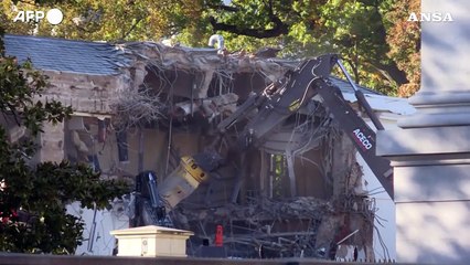 Trump fa demolire parte della Casa Bianca per costruire una sala da ballo