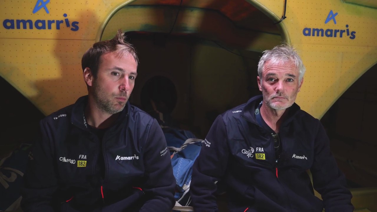 TRANSAT CAFÉ L'OR Le Havre Normandie 2025 - Interview avec Achille Nebout & Gildas Mahe I CLASS40 AMARRIS
