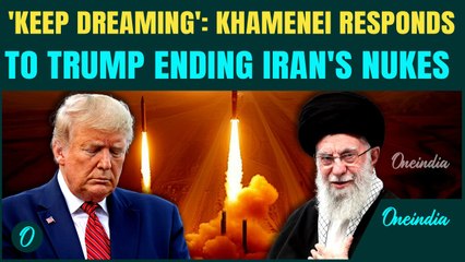 VIDEO: 'Delusional Trump' — Iran's Supreme Leader Khamenei Mocks Trump's Threats To Nuclear Dream