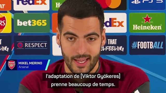 Merino ne doute pas de Gyökeres : “Le travail qu’il fournit est incroyable”