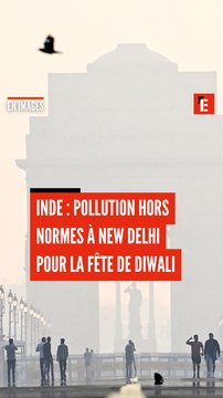 Inde : pollution hors normes à New Delhi pour la fête de Diwali