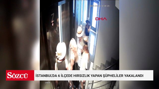 İstanbul'da 6 ilçede hırsızlık yapan şüpheliler yakalandı