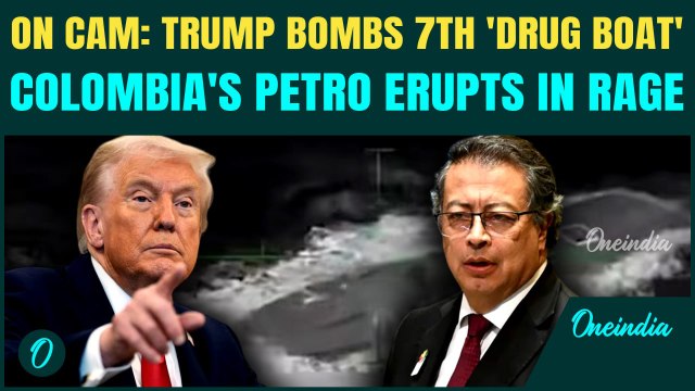 US Vs Colombia War EXPLODES: Trump BOMBS Colombian Drug Boat; 3 Killed | ‘Petro is a Drug Dealer’