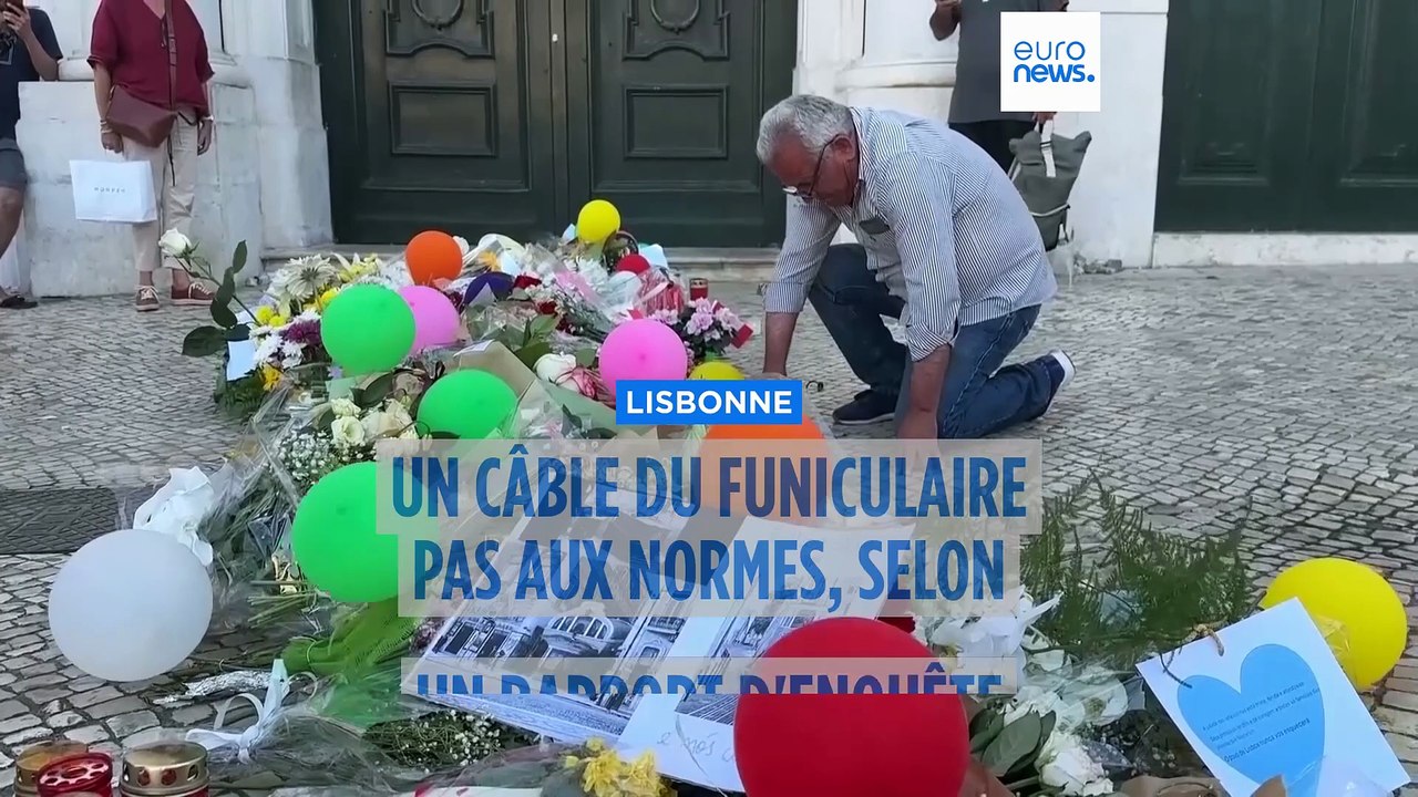 Lisbonne : un câble du funiculaire n'était pas aux normes pour le transport de passagers