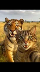 Cat Selfie With Her Wild Friends - FunkyPets4u