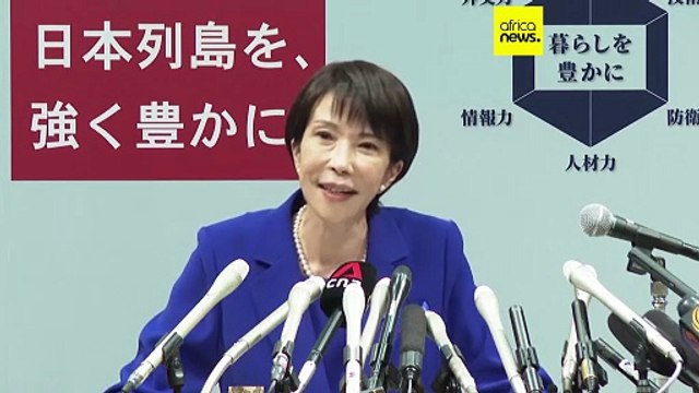 Sanae Takaichi elected Japan's first female prime minister after coalition deal