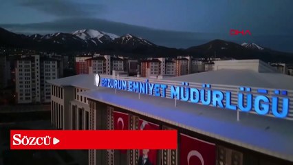 Erzurum'da metruk binalarda dron destekli arama