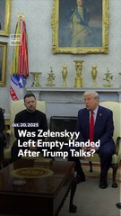 Was Zelenskyy Left Empty-Handed After Trump Talks?