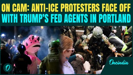 US Breaking: Anti-ICE Protesters CLASH WITH Trump's FEDERAL AGENTS; Tear Gas Fired by ICE Agents