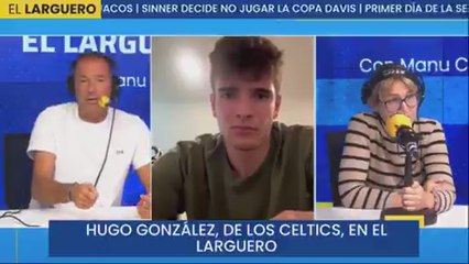 Hugo González habla de su integración en los Boston Cetics antes de debutar en la NBA
