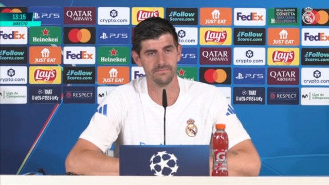 Rueda de prensa de Courtois en la previa del Real Madrid vs. Juventus