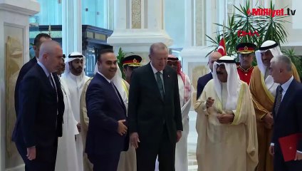 Cumhurbaşkanı Erdoğan, Kuveyt Emiri es Sabah'a Togg aracı hediye etti