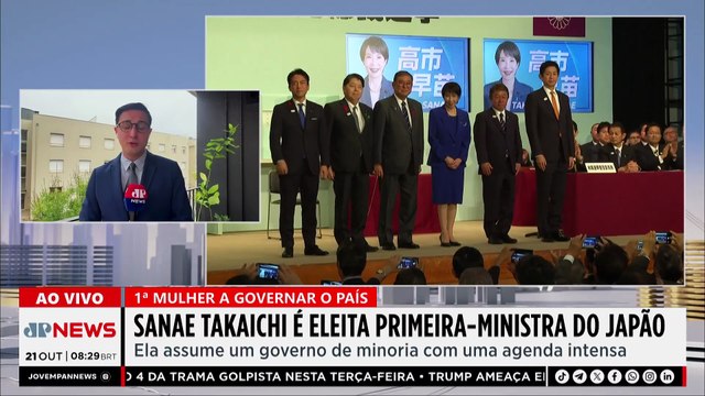 Sanae Takaichi é eleita a primeira mulher a liderar governo do Japão