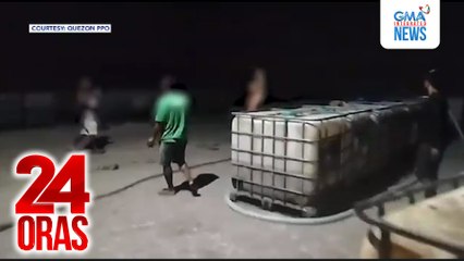 3 suspek sa iligal na bentahan ng produktong petrolyo, arestado | 24 Oras