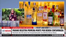 Paraná confirma primeira morte por intoxicação de metanol