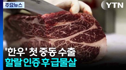 [네트] '한우' 첫 중동 수출...할랄 인증 후 급물살 / YTN