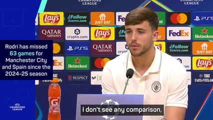 City's Gonzalez dismisses Rodri comparisons